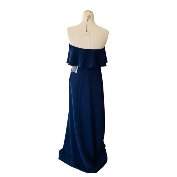 Show Me Your Mumu Strapless Maxi Dress in Blue - Picture 6 of 8